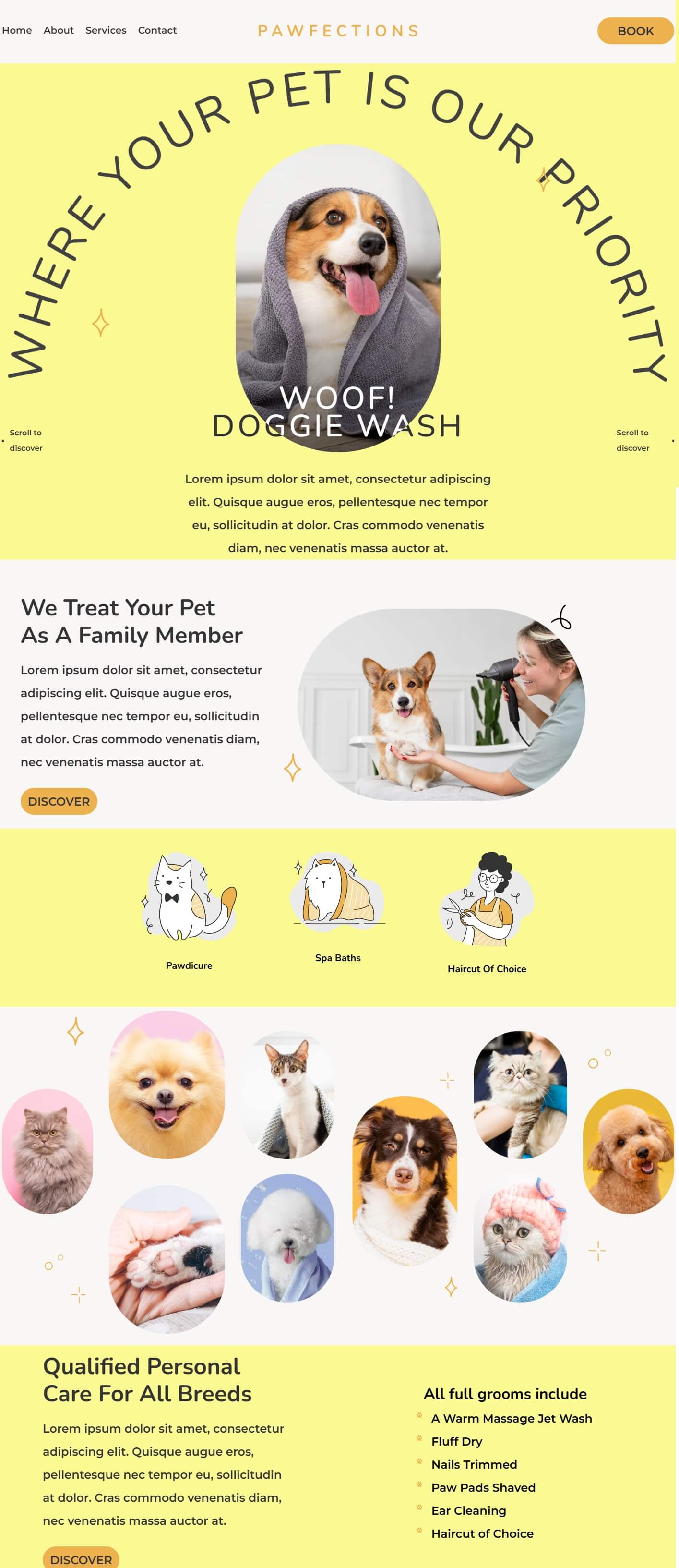 Сайт Pet Spa