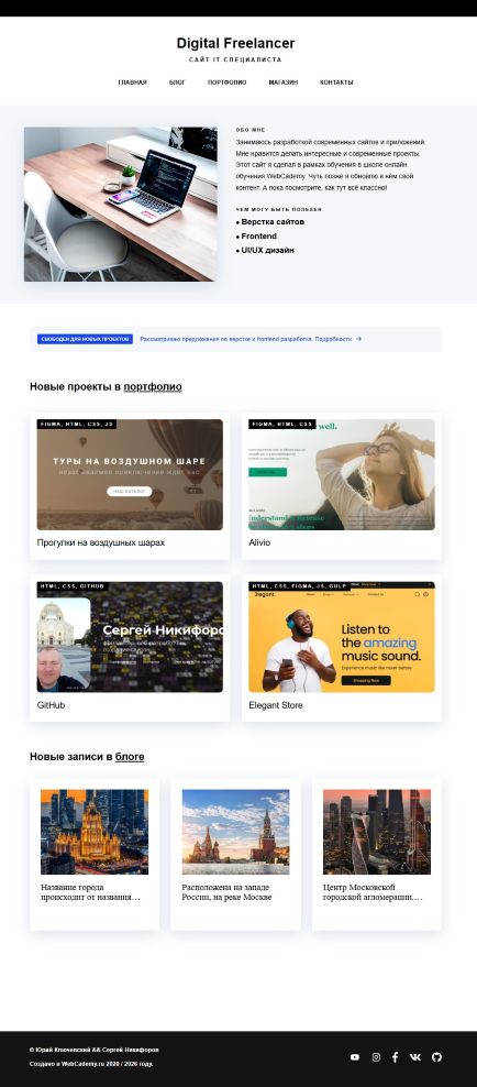 Сайт Nik PHP